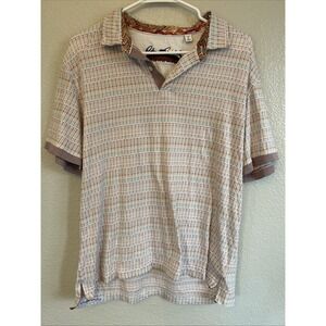 Robert Graham Multicolor Polo Shirt Mens Large Classic Fit